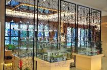 Refined iron screen window parlor partition European type mask window folding partition high-end livable manufacturer direct sales