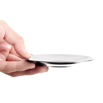 Tea saucers for teatime tea sets Stainless steel coffee cups and saucers for storage of tea leaks