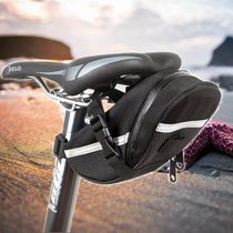 Mountain bike bicycle rear seat bag waterproof saddle bag seat tube bag rear hard shell bag Universal