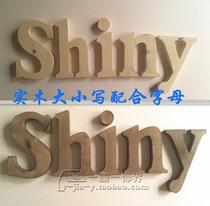 Creative wedding new house partition decoration DIY wooden English letter decoration Home decoration case matching