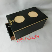 Factory direct leather storage box hotel bathroom storage box disposable hotel consumables box guest room leather pack