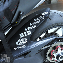 TUTU car sticker MOTOGP racing sponsor side strip combination sticker Yamaha Ducati reflective sticker