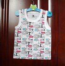 New summer Warm Heart children cotton lycra vest baby cotton stretch vest summer thin vest