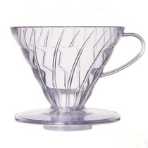 Japan haario V60 02 transparent resin drip filter Cup hand brewed coffee filter Cup 1-4 cups boutique appliances