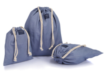 Simple life Multi-size Containing Finishing Bag Pure Cotton Twill Cloth Tucked Rope Bunches Pocket Travel For Easy And Easy Travel