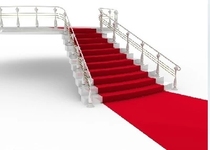 Special wedding props wedding supplies red carpet table stage carpet welcome area road creative wedding room layout