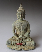 Antique unearthed pure copper Rulai Buddha ornament Shakyamuni bronze statue Buddha statue bronze ware
