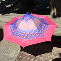 Folding fishing umbrella Hat sunshade head-mounted umbrella Photography umbrella Outdoor sunscreen UV protection travel digging shadow