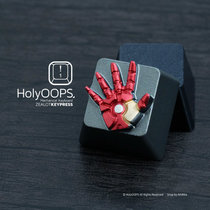 HolyOOPS Iron Man 3D manipulator aluminum alloy mechanical keyboard full metal key cap (in peripherals)