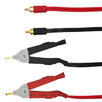 High precision multimeter line Gold plated Kelvin clip line Four-wire Kelvin test line AV cable