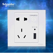 Spot spot Schneider Wall usb charging socket panel Ruyi 10A USB five-hole two or three plugs