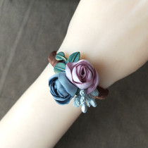 Hongyi original design Forest department small fresh bracelet Korean version fabric flower hand jewelry Hanfu ancient style bracelet female
