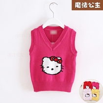 Clearance Girls Vest Autumn Winter Baby Knitted Woolen Vest Girl Sweater Vest Girl Knitted Vest