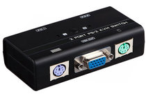 MT-260SL Maitou dimension 2 port PS 2 Manual KVM switcher keyboard mouse switcher hardcover strip line