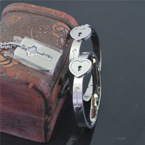 Tianji is the same model for love fruit titanium steel couples hand chain bracelet key