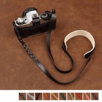 cam-in fashion personality retro woven vegetable tanned cowhide micro single camera strap leather shoulder strap CS192