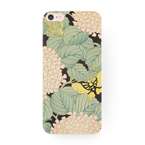 Wind retro art illustrator flowers Apple XS Max iphone XR 6 7 8 plus phone shell