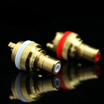 Original American CMC807 gold-plated RCA seat Lotus head female seat signal line terminal Audio rca socket Special offer