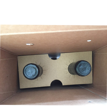 Red wine packaging card slot fixed sheet of paper