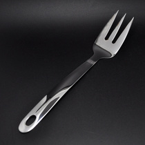 Special promotion Western fork Extra thick high-grade high-quality stainless steel meat fork Cooking fork Barbecue fork Food fork