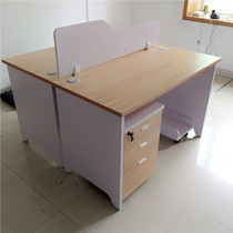 Wuhan office furniture card screen Office desk screen combination staff 4-person computer desk combination screen