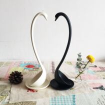 Mengtian good products export beautiful Swan creative soup spoon can stand for birthday wedding gifts