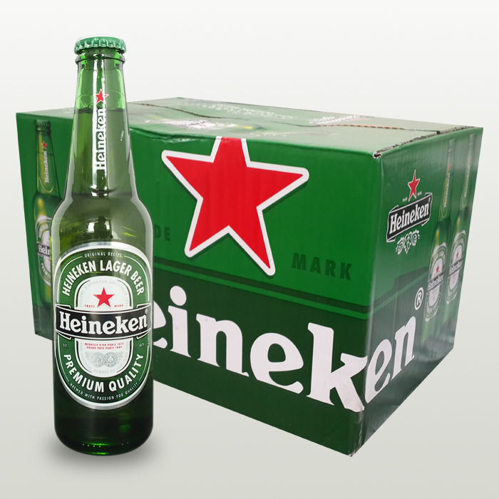 进口啤酒 喜力啤酒250ml*24瓶荷兰进口旋盖啤酒【heineken】特价
