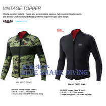 GULL Vintage Tupper II 3mm diving suit men's split diving suit