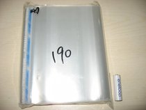 Taiwan original high quality Nicolas transparent book cover PP bag book cover 190mm