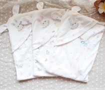 Export to South Korea newborn baby quilt anti-jump swaddling towel pure cotton absorbent soft double-layer fabric bath towel