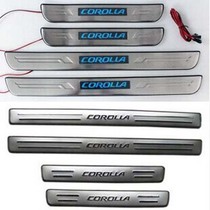 Corolla Corolla modified welcome pedal threshold strip stainless steel LED lighted welcome pedal threshold decorative strip