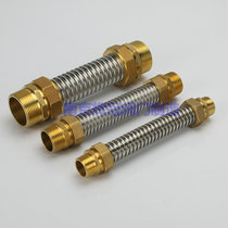 Copper head 304 stainless steel fan plate Central air conditioning bellows Metal hose DN20 25 32 40 50 65