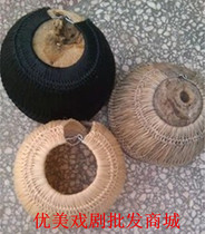 Drama costumes and opera accessories Peking Opera Baotou supplies Lao Dan thick encryption Mawei net performance headgear