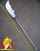 Wushu training performance Spring and Autumn knife electroplating spring autumn knife spring autumn knife Qinglong Yan Moon knife not open blade