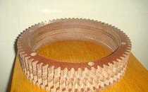 Printing and dyeing accessories High quality round screen printing machine scraper car 640 bakelite gear 68 tooth bakelite gear