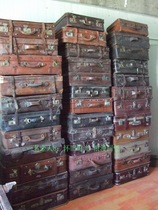 Old items Old Suitcase small suitcase folding small size old suitcase old Shanghai old suitcase luggage collection props