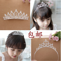 South Korean childrens crown headwear princess performance hair adorned girls baby cute hair hoop gala to host the crown