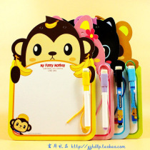 Children's WordPad Animal Shape Whiteboard Children's Graffiti Message Board Curriculum Hanging Sketchpad Prizes Gift