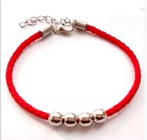 Peach Walnut Hu Bracelet for men and women Peach Wood Bracelet to send baby red rope lady bracelet