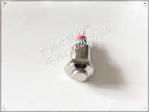 Manufacturer direct sales 10MM stainless steel button waterproof and explosion-proof pure silver dot copper piece self-lock reset style