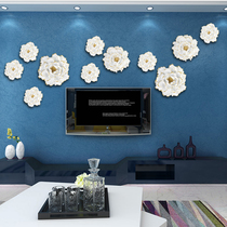 European creative home bedroom Living Room bar dining room three-dimensional simulation flower TV wall decoration wall decoration pendant