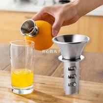 Kitchen Accessories Stainless Steel Lemon Manual Juice Drill