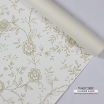 Swedish imported paper wall 9129 fresh small flower TV audio and video background wall bedroom full of wood fiber