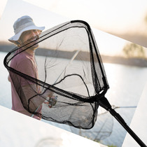 fishing rod fishing rod fishing net telescopic rod fishing gear accessory overnet hard drill light aluminum alloy foldable
