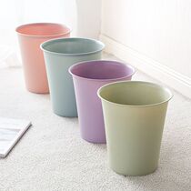Daily Necessities Vegan PLASTIC TRASH CAN LIVING ROOM TRASH BASKET HOME TOILET KITCHEN EU STYLE NO COVER SMALL PAPER BASKET