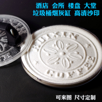 Personality design custom large seal printing molding mold mold logo badge smoke and sand chapter ashtray fine sand seal