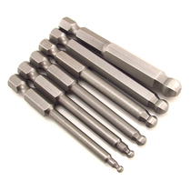 6 35mm spherical hexagon wind batch head Single head wind batch nozzle Ball head pneumatic batch head 1 4-handle screwdriver batch head