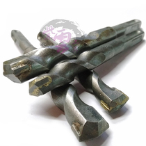 Kaishan impact drill bit Stone machining electric hammer drill bit four-pit square handle through wall cement concrete construction tool