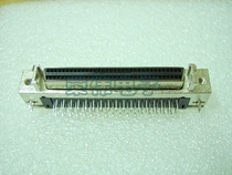 SCSI 68P female socket bent plug 90 degree hole type seat