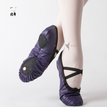North dance adult childrens dance shoes soft bottom practice shoes girls cats claw shoes dance shoes leather yoga shoes ballet shoes